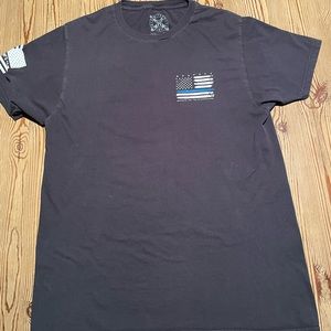 Mens Howitzer Black Short Sleeve Tee, GUC